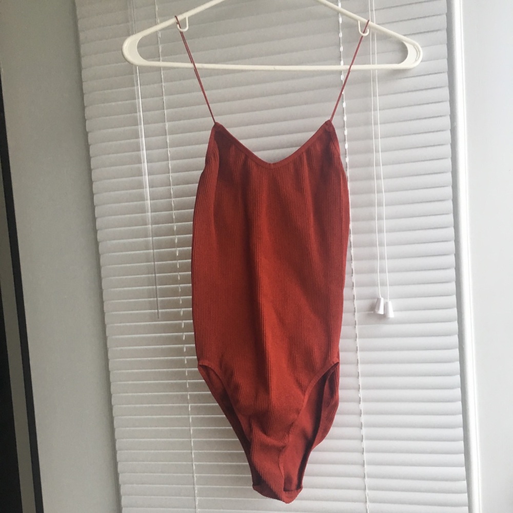 Red Onesie top